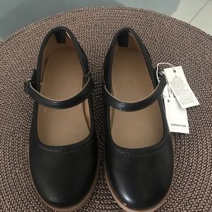 Black Mary-Jane Flats